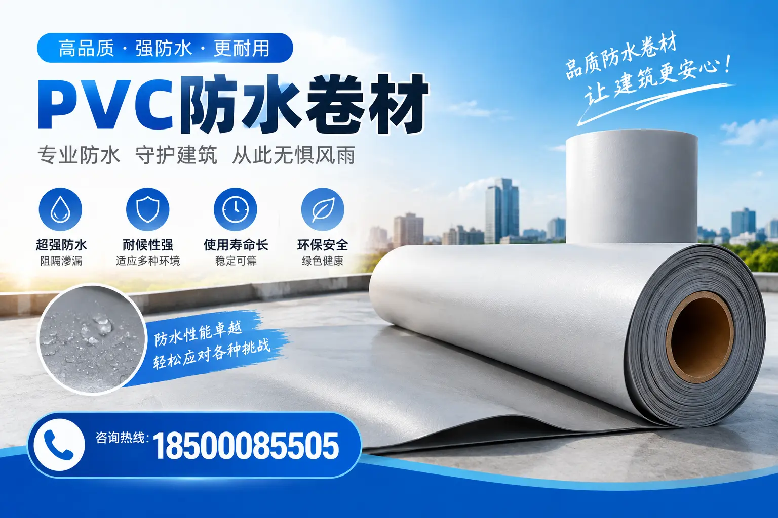 如何选择高质量的PVC防水卷材？齐齐哈尔消费者必看指南